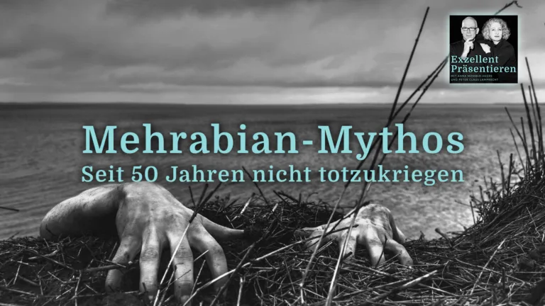 Der Mehrabian-Mythos ist seit 50 Jahren nicht totzukriegen