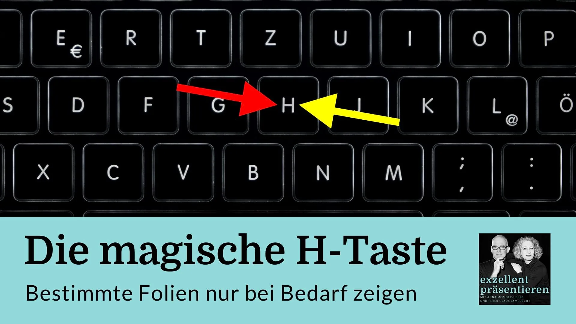 Die magische H-Taste - Bestimmte Folien nur bei Bedarf zeigen